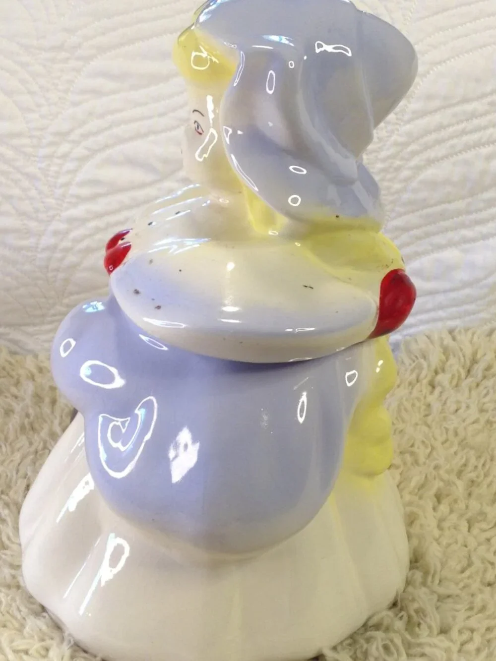 VTG McCoy-Style Goldilocks Cookie Jar Cabincore Nostalgic Grandma's Homemade